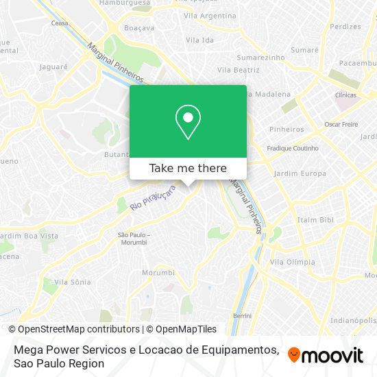 Mega Power Servicos e Locacao de Equipamentos map