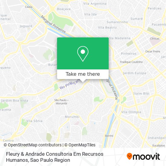 Fleury & Andrade Consultoria Em Recursos Humanos map