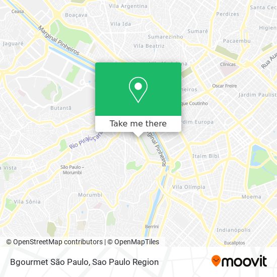 Bgourmet São Paulo map