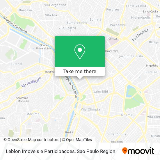 Leblon Imoveis e Participacoes map