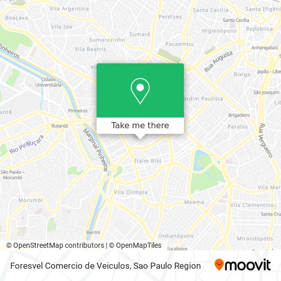 Foresvel Comercio de Veiculos map