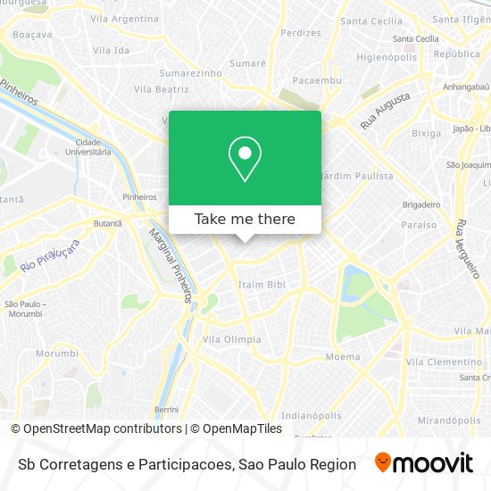 Sb Corretagens e Participacoes map