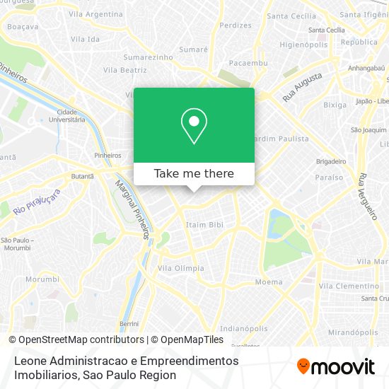 Mapa Leone Administracao e Empreendimentos Imobiliarios