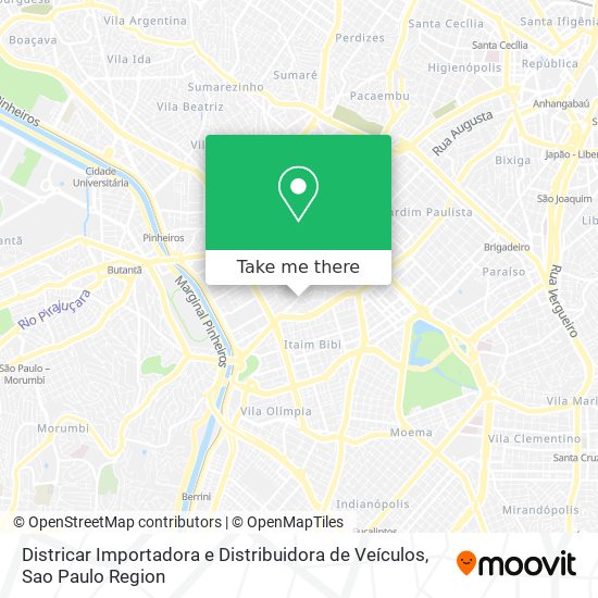 Districar Importadora e Distribuidora de Veículos map