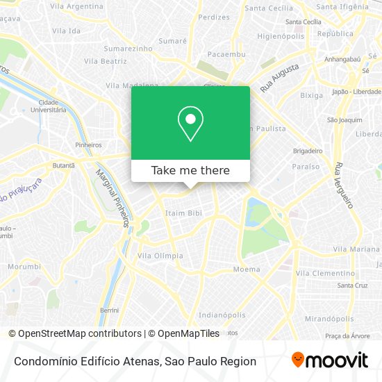 Mapa Condomínio Edifício Atenas