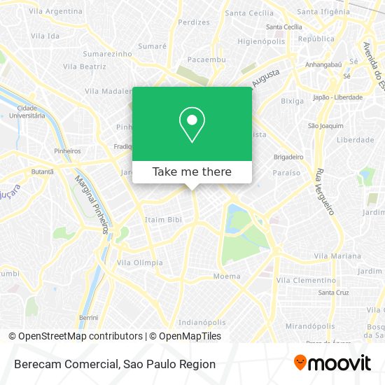 Berecam Comercial map