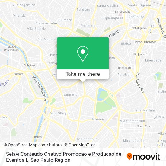 Selavi Conteudo Criativo Promocao e Producao de Eventos L map