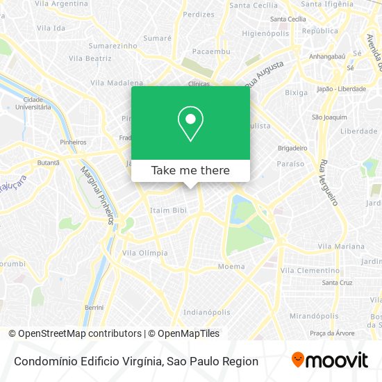 Condomínio Edificio Virgínia map