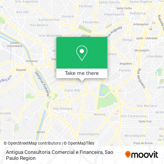 Antigua Consultoria Comercial e Financeira map