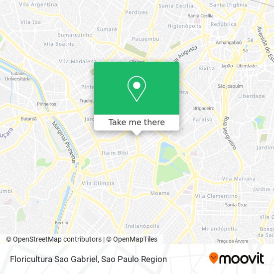 Floricultura Sao Gabriel map