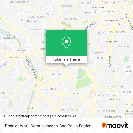 Brain at Work Comunicacoes map