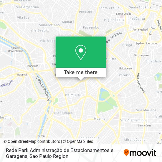 Rede Park Administração de Estacionamentos e Garagens map