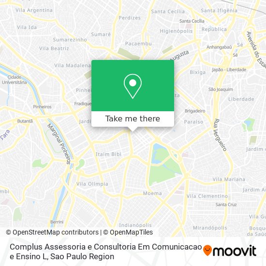 Mapa Complus Assessoria e Consultoria Em Comunicacao e Ensino L