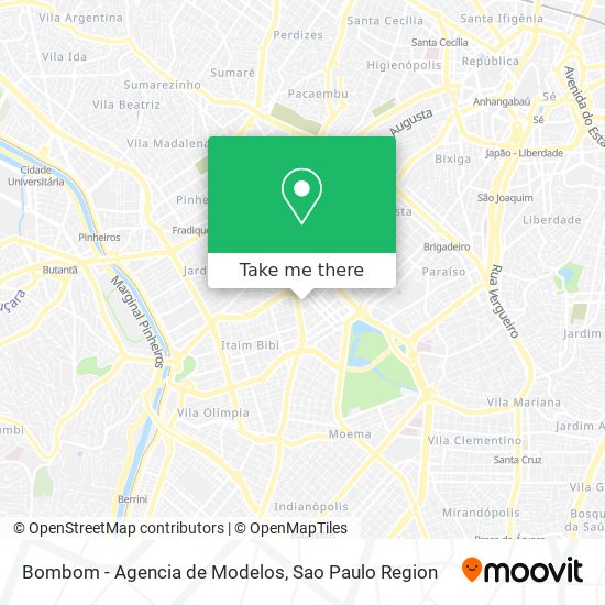 Bombom - Agencia de Modelos map