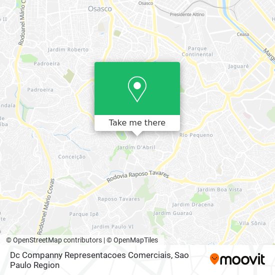 Dc Companny Representacoes Comerciais map