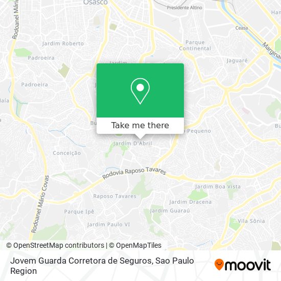 Jovem Guarda Corretora de Seguros map