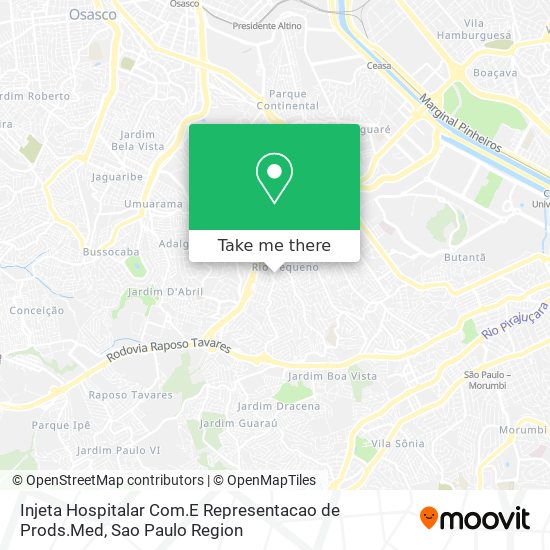 Injeta Hospitalar Com.E Representacao de Prods.Med map