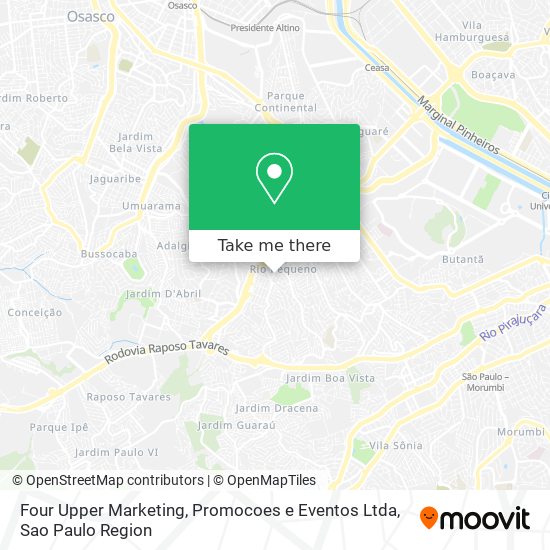 Four Upper Marketing, Promocoes e Eventos Ltda map