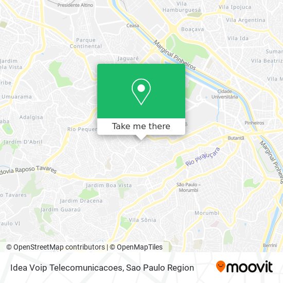 Idea Voip Telecomunicacoes map