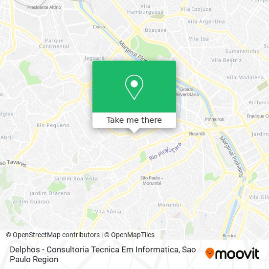 Mapa Delphos - Consultoria Tecnica Em Informatica