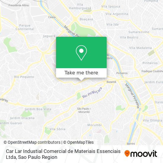 Car Lar Industial Comercial de Materiais Essenciais Ltda map