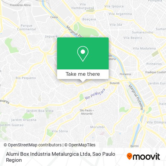 Alumi Box Indústria Metalurgica Ltda map