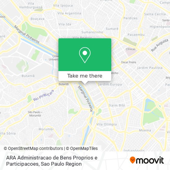 ARA Administracao de Bens Proprios e Participacoes map