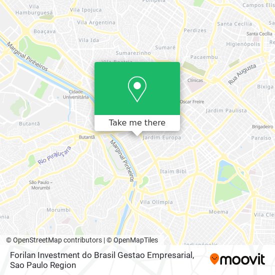 Forilan Investment do Brasil Gestao Empresarial map