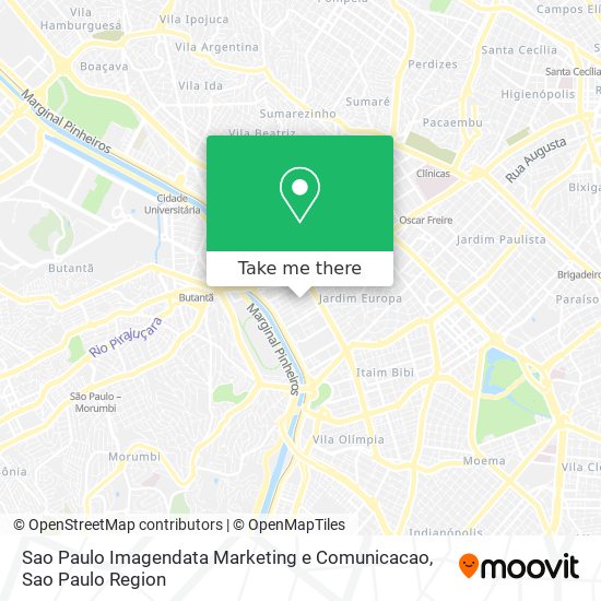 Sao Paulo Imagendata Marketing e Comunicacao map