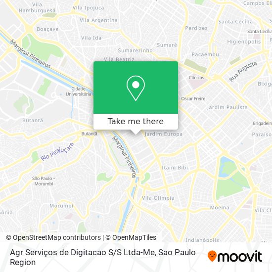 Mapa Agr Serviços de Digitacao S / S Ltda-Me