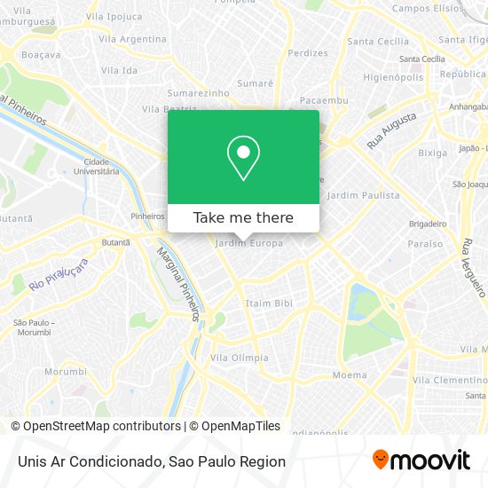 Unis Ar Condicionado map