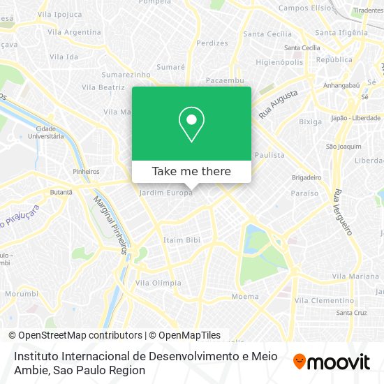 Instituto Internacional de Desenvolvimento e Meio Ambie map