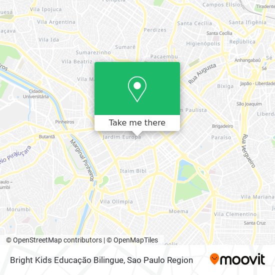 Mapa Bright Kids Educação Bilingue