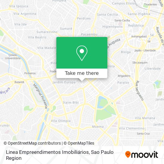 Linea Empreendimentos Imobiliários map