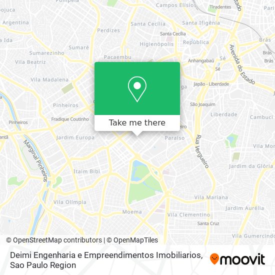 Deimi Engenharia e Empreendimentos Imobiliarios map