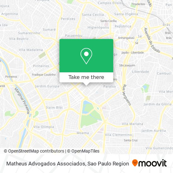 Matheus Advogados Associados map