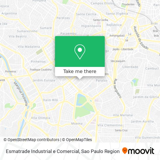 Esmatrade Industrial e Comercial map