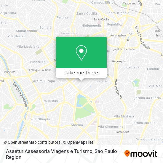 Mapa Assetur Assessoria Viagens e Turismo