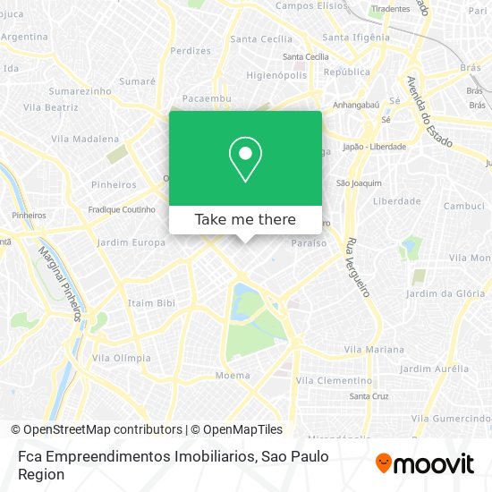 Mapa Fca Empreendimentos Imobiliarios