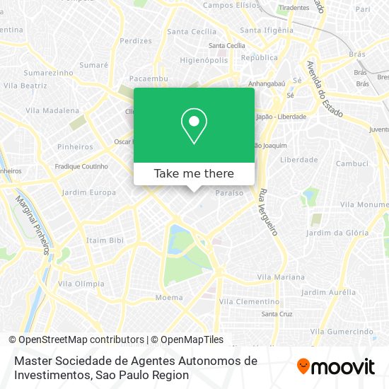 Mapa Master Sociedade de Agentes Autonomos de Investimentos