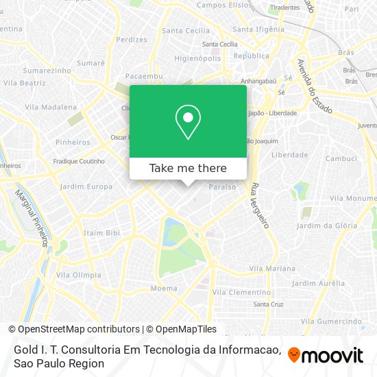 Mapa Gold I. T. Consultoria Em Tecnologia da Informacao