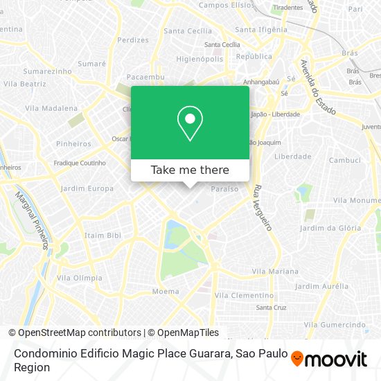 Mapa Condominio Edificio Magic Place Guarara