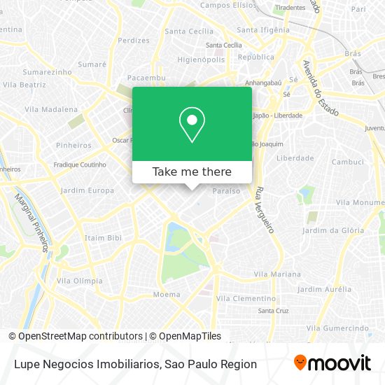 Mapa Lupe Negocios Imobiliarios