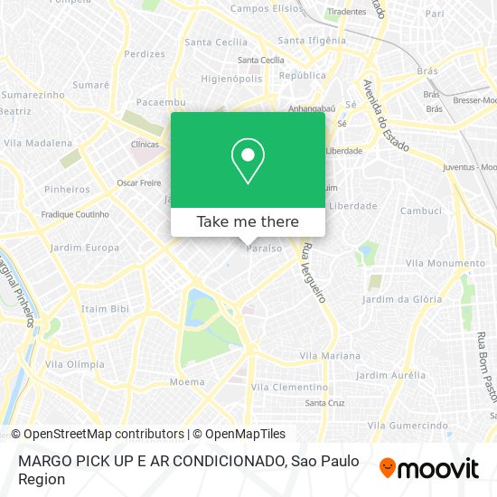 MARGO PICK UP E AR CONDICIONADO map