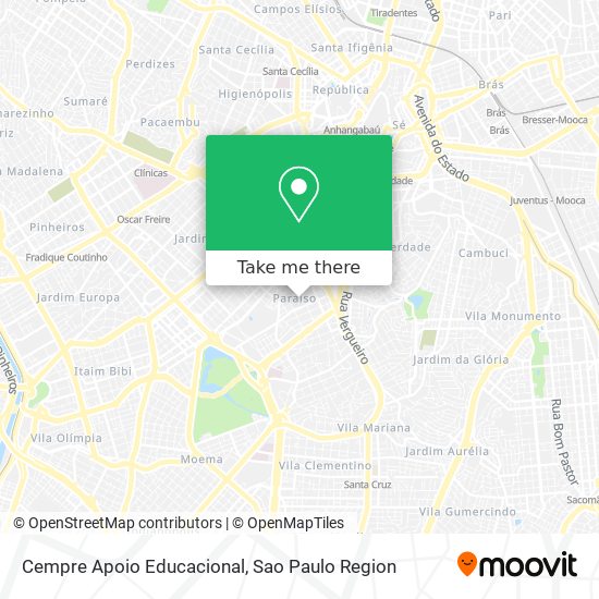 Mapa Cempre Apoio Educacional