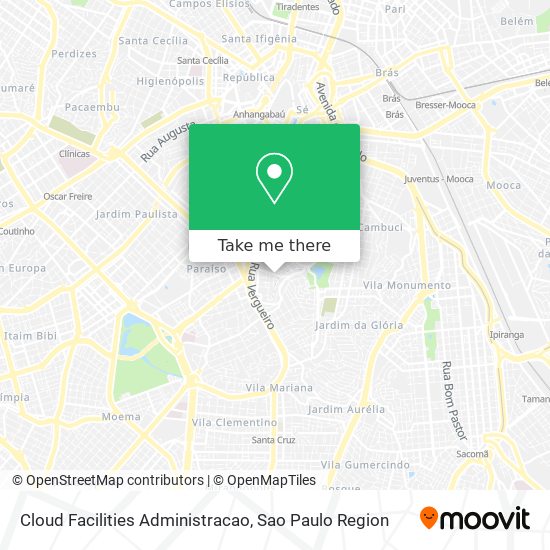 Mapa Cloud Facilities Administracao