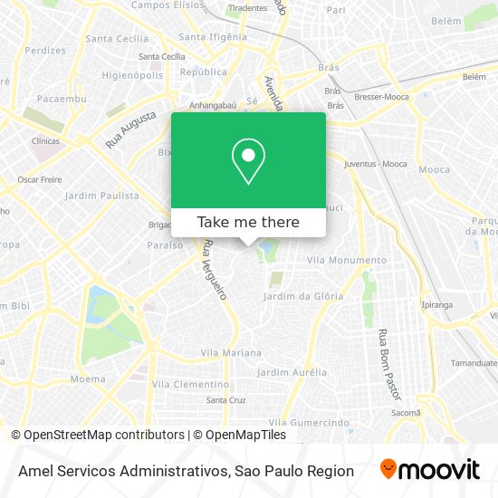 Amel Servicos Administrativos map