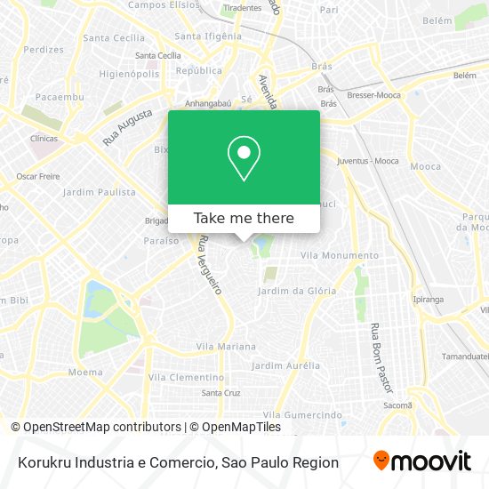 Mapa Korukru Industria e Comercio