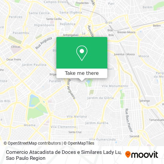 Comercio Atacadista de Doces e Similares Lady Lu map