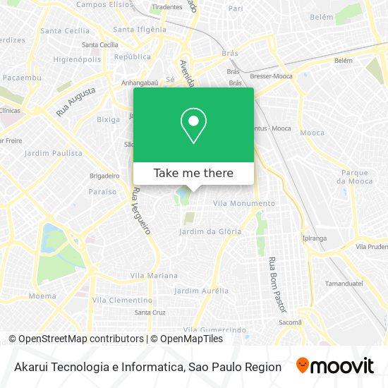 Akarui Tecnologia e Informatica map